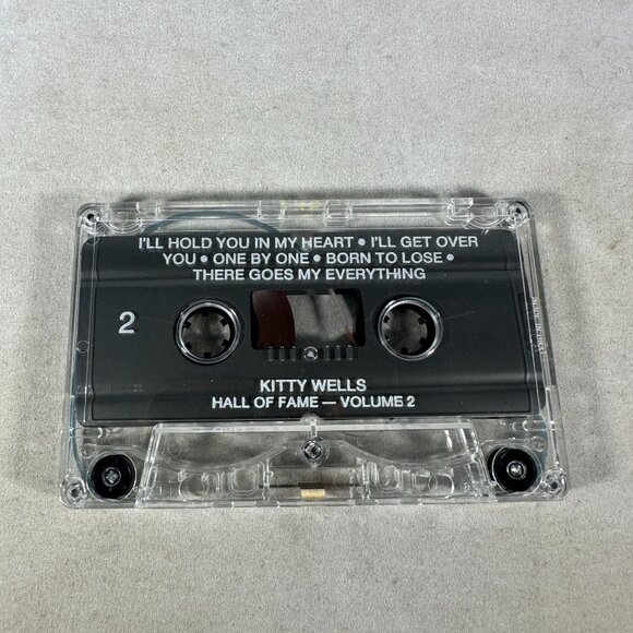 Kitty Wells Hall Of Fame Vol. II Country Cassette Tape Classic Songs 1980s - Picture 4 of 4